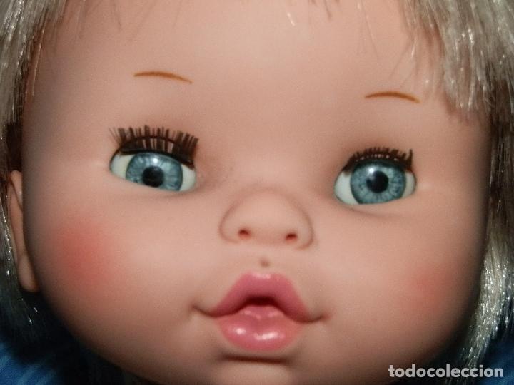Mu&ntilde;ecas espa&ntilde;olas modernas: MU&Ntilde;ECA CUCHI bb , OJOS DURMIENTES AZULES - Foto 4