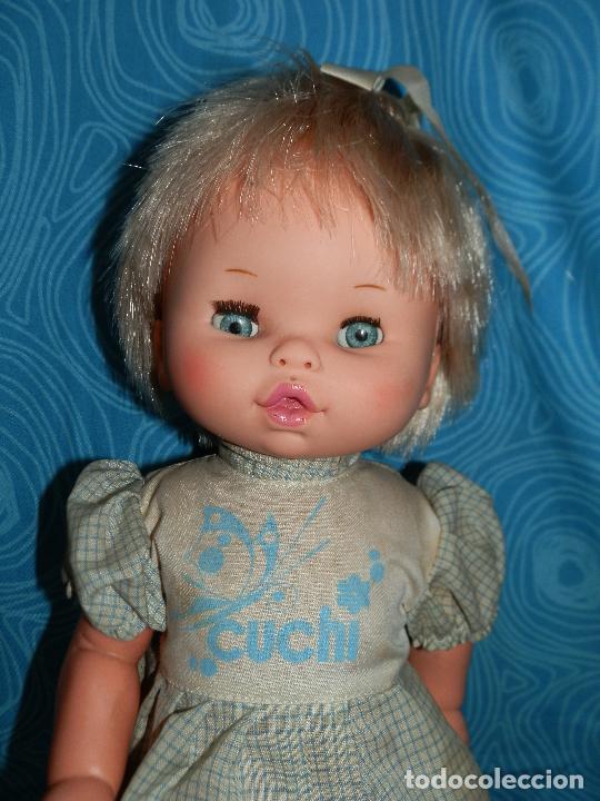 Mu&ntilde;ecas espa&ntilde;olas modernas: MU&Ntilde;ECA CUCHI bb , OJOS DURMIENTES AZULES - Foto 1