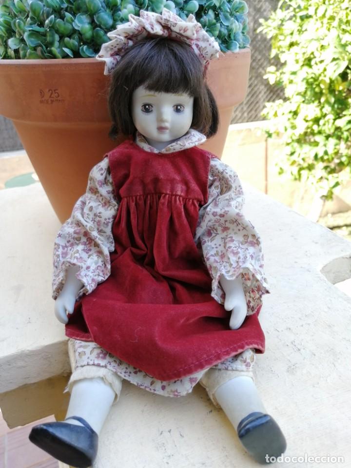 Mu&ntilde;ecas espa&ntilde;olas modernas: Mu&ntilde;eca de porcelana antigua a&ntilde;o 76 - Foto 1