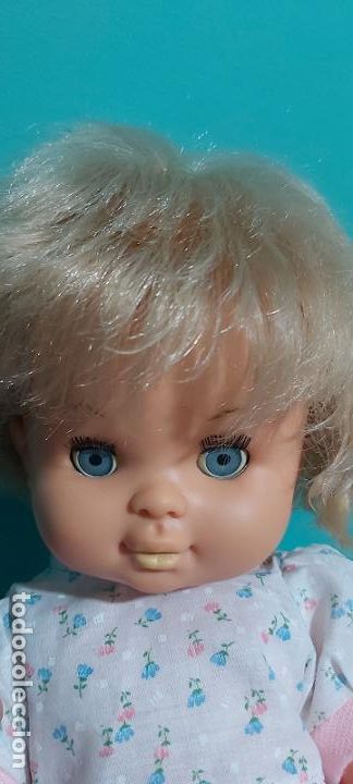 Mu&ntilde;ecas espa&ntilde;olas modernas: Mu&ntilde;eca marca b.b con chiflon mide aproximadamente 45 cms - Foto 5