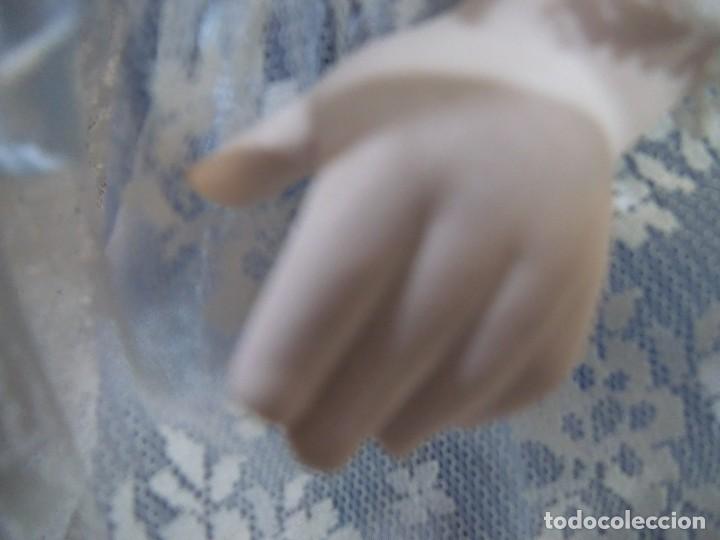 Mu&ntilde;ecas espa&ntilde;olas modernas: MU&Ntilde;ECA PORCELANA -ENCAJE- ( AZUL ) - Foto 9