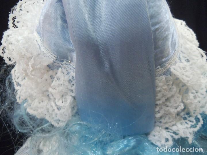 Mu&ntilde;ecas espa&ntilde;olas modernas: MU&Ntilde;ECA PORCELANA -ENCAJE- ( AZUL ) - Foto 13