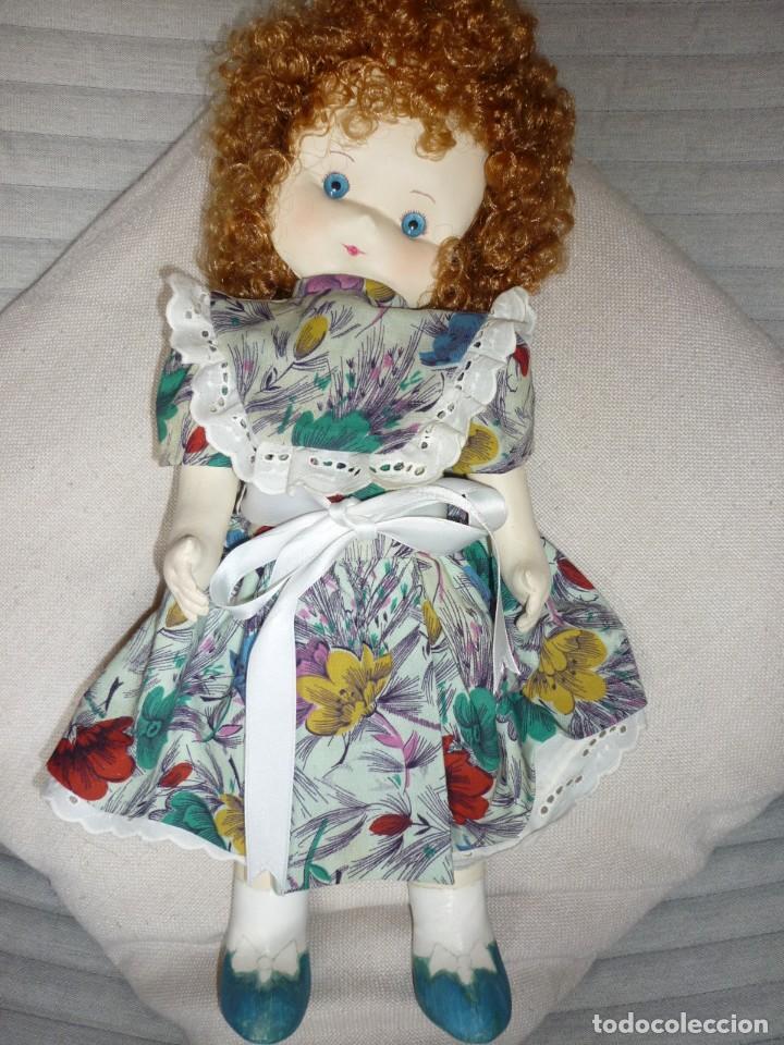 Mu&ntilde;ecas espa&ntilde;olas modernas: MU&Ntilde;ECA DE PAPEL MACH&Eacute; - Foto 1