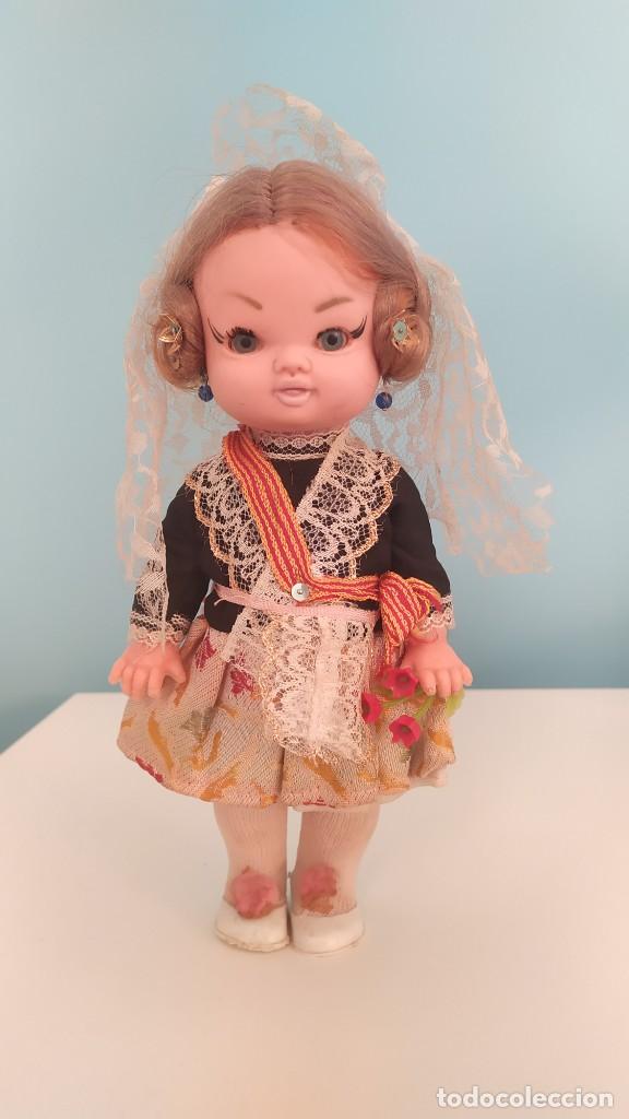 Mu&ntilde;ecas espa&ntilde;olas modernas: Mu&ntilde;eca fallera a&ntilde;os 70 - Foto 1