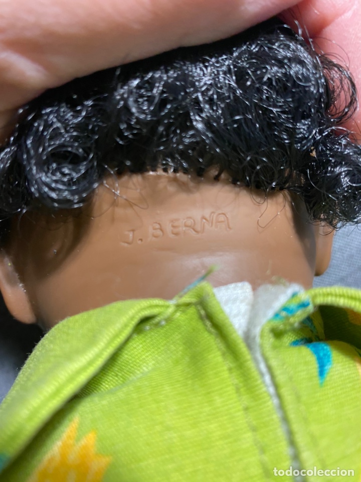 Mu&ntilde;ecas espa&ntilde;olas modernas: mu&ntilde;eca negrita Berna. ropa original - Foto 4