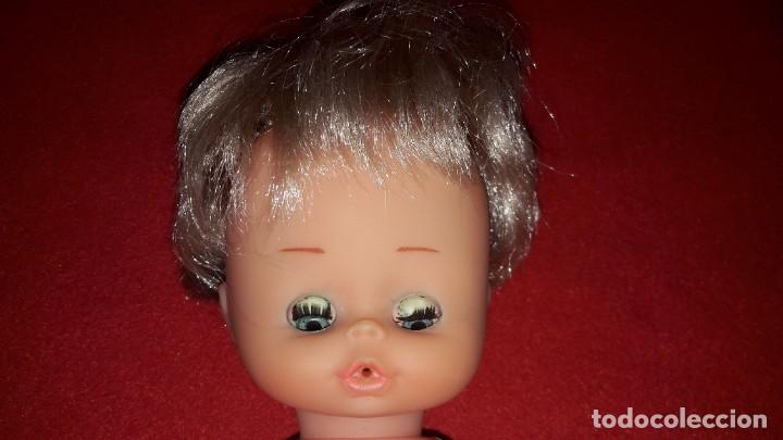 Mu&ntilde;ecas espa&ntilde;olas modernas: MU&Ntilde;ECO BEB&Eacute; MARCA EDA OJOS DURMIENTES - Foto 1