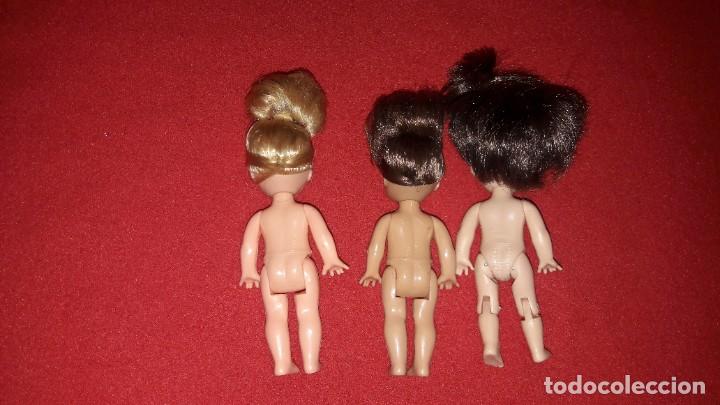 Mu&ntilde;ecas espa&ntilde;olas modernas: LOTE 3 MU&Ntilde;ECAS MATTEL MINI 1994 - Foto 2