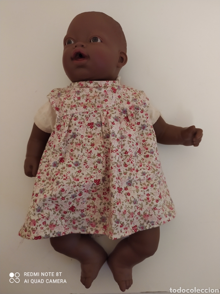 Mu&ntilde;ecas espa&ntilde;olas modernas: Mu&ntilde;eca negrita beb&eacute; nines Onil - Foto 1