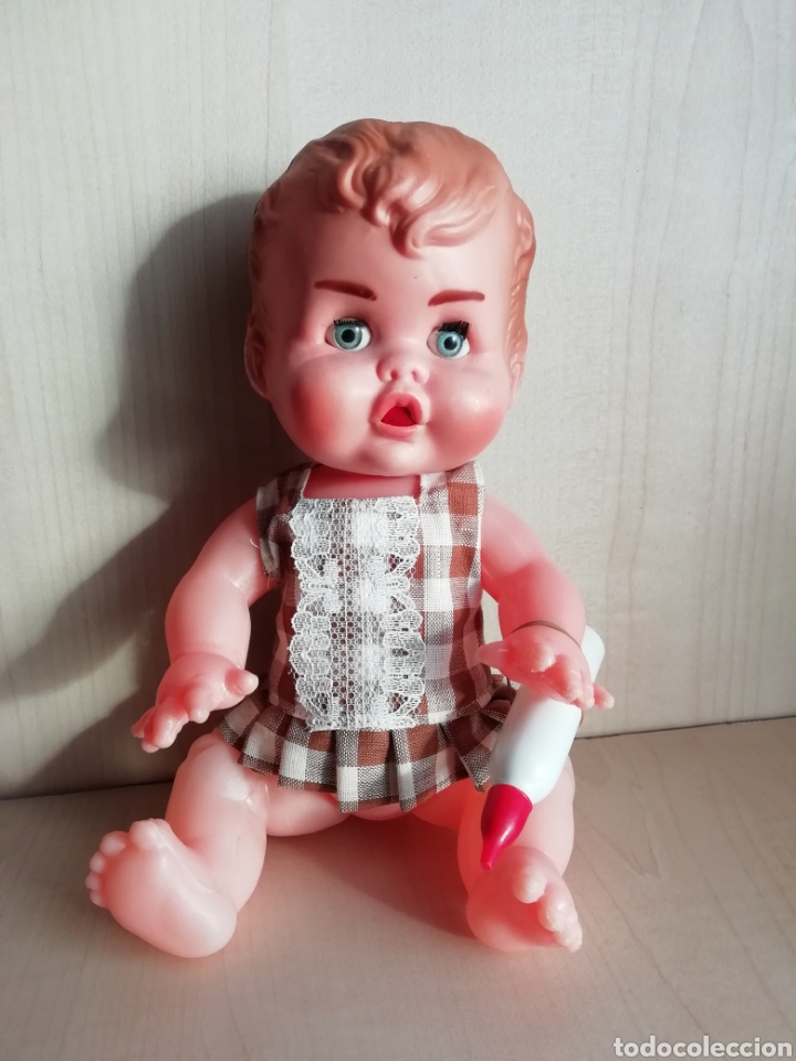 Mu&ntilde;ecas espa&ntilde;olas modernas: Mu&ntilde;eco celuloide industrias Saseri - Foto 2
