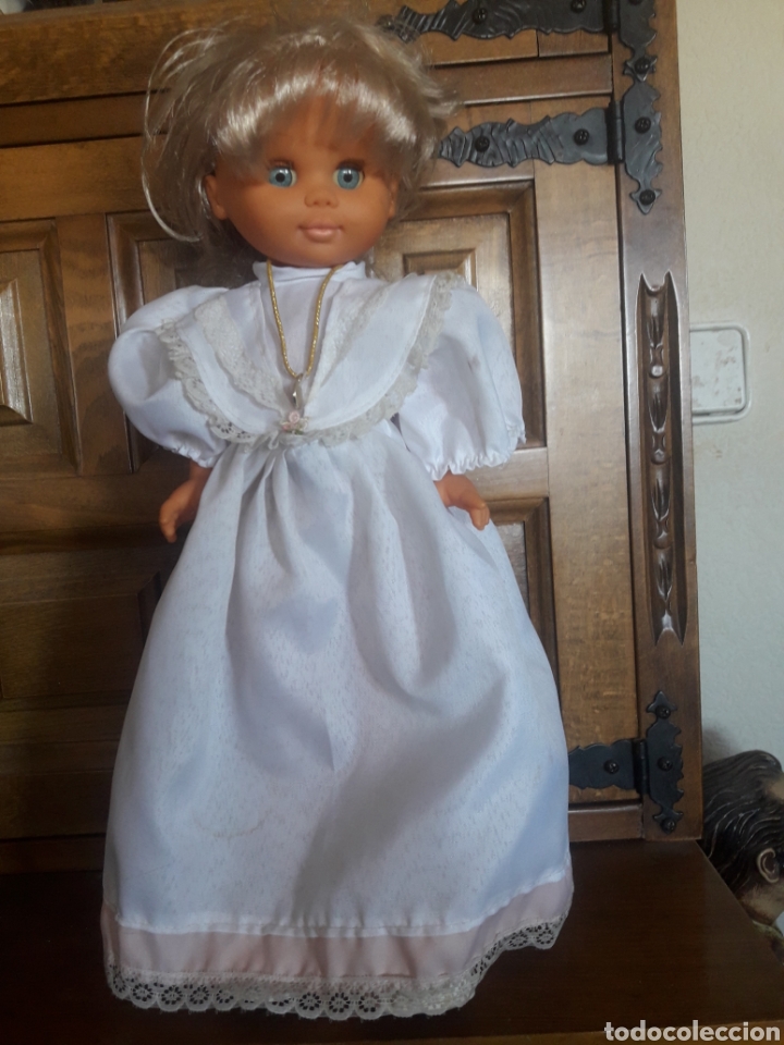 Mu&ntilde;ecas espa&ntilde;olas modernas: Antigua mu&ntilde;eca de comuni&oacute;n b.b. - Foto 1
