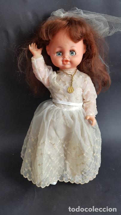 Mu&ntilde;ecas espa&ntilde;olas modernas: mu&ntilde;eca bamy de jesmar, comunion - Foto 1