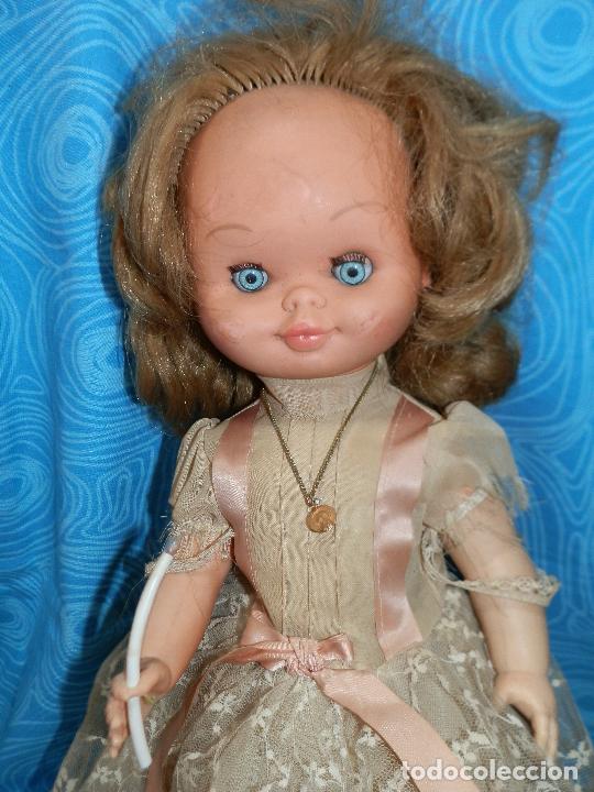 Mu&ntilde;ecas espa&ntilde;olas modernas: ANTIGUA MU&Ntilde;ECA SIN MARCA COMUNI&Oacute;N 42 CM - Foto 17
