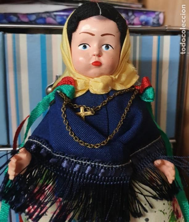 Mu&ntilde;ecas espa&ntilde;olas modernas: MU&Ntilde;ECA REGIONAL CELULOIDE 19 CM. ALTURA - Foto 2
