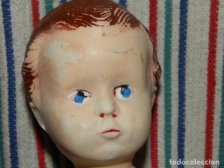 Mu&ntilde;ecas espa&ntilde;olas modernas: ANTIGUO MU&Ntilde;ECO DE VINILO SIN MARCA, 18 CM - Foto 2