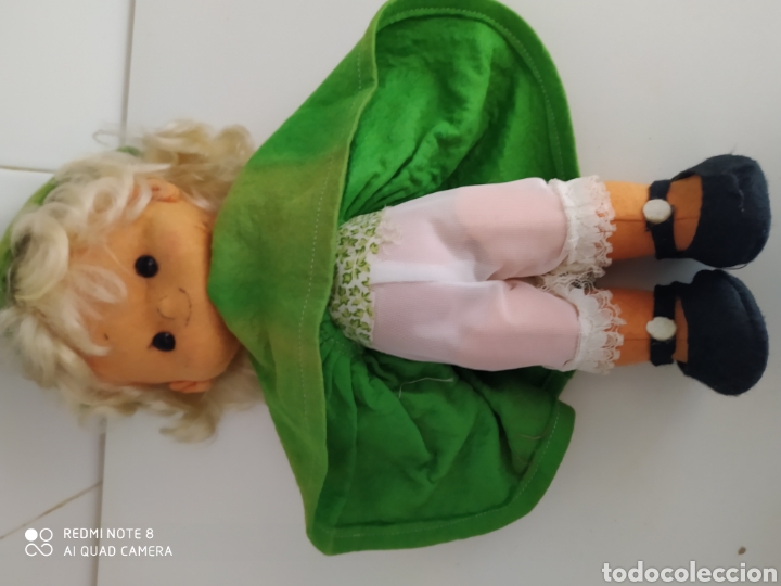 Mu&ntilde;ecas espa&ntilde;olas modernas: Mu&ntilde;eca de fieltro de los a&ntilde;os 80 - Foto 2