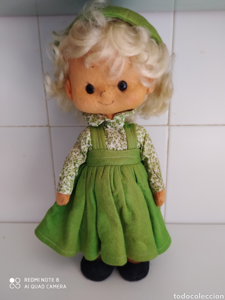 Mu&ntilde;ecas espa&ntilde;olas modernas: Mu&ntilde;eca de fieltro de los a&ntilde;os 80 - Foto 1