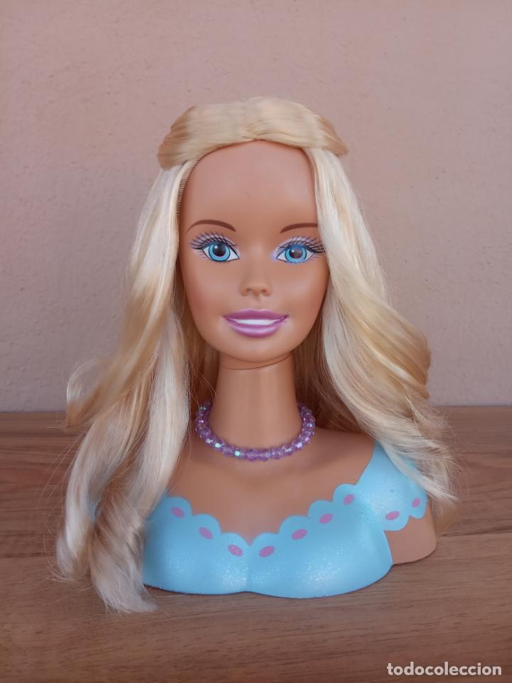 Mu&ntilde;ecas Espa&ntilde;olas Modernas: Busto/cabeza de Barbie Mattel 2004