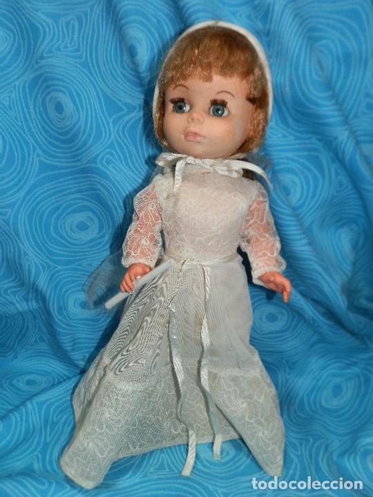 Mu&ntilde;ecas espa&ntilde;olas modernas: ANTIGUA MU&Ntilde;ECA JESMAR COMUNI&Oacute;N, 38 CM - Foto 2