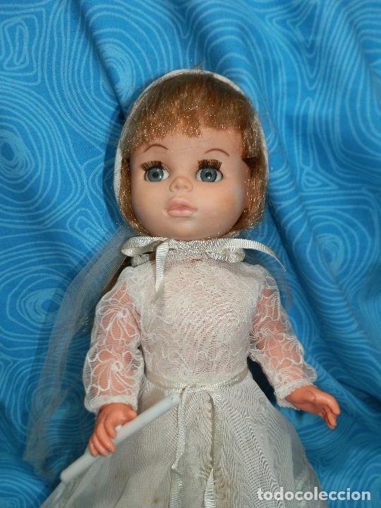 Mu&ntilde;ecas espa&ntilde;olas modernas: ANTIGUA MU&Ntilde;ECA JESMAR COMUNI&Oacute;N, 38 CM - Foto 1