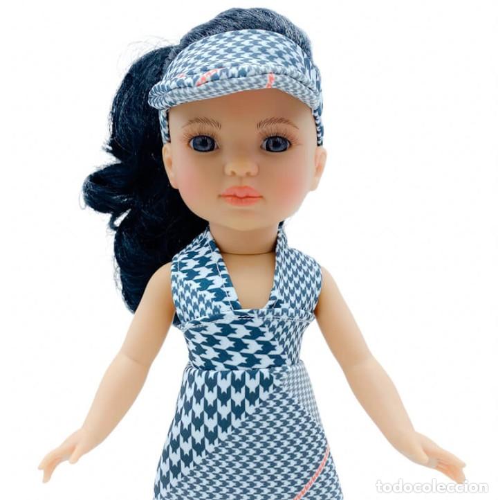 Poup&eacute;es Espagnoles Modernes: Mu&ntilde;eca Simona 40 cm. modelo 2021 100% vinilo vestido falda de dise&ntilde;o edici&oacute;n limitada, sopa Sintra