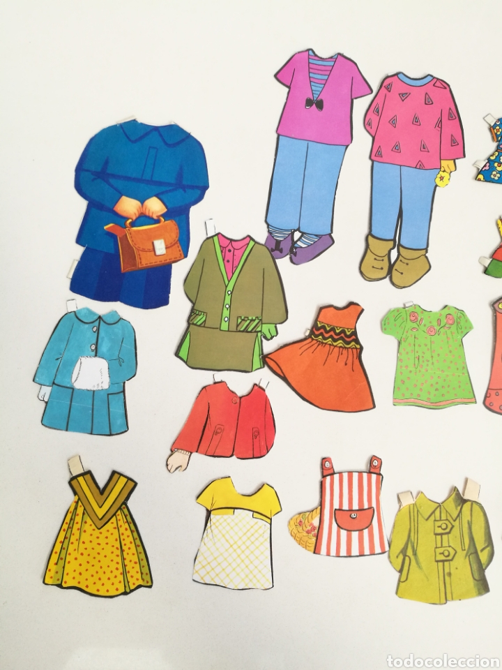 ropa de para muñecas recortables años 70 - Comprar Otras Muñecas Españolas de colección en - 278373703