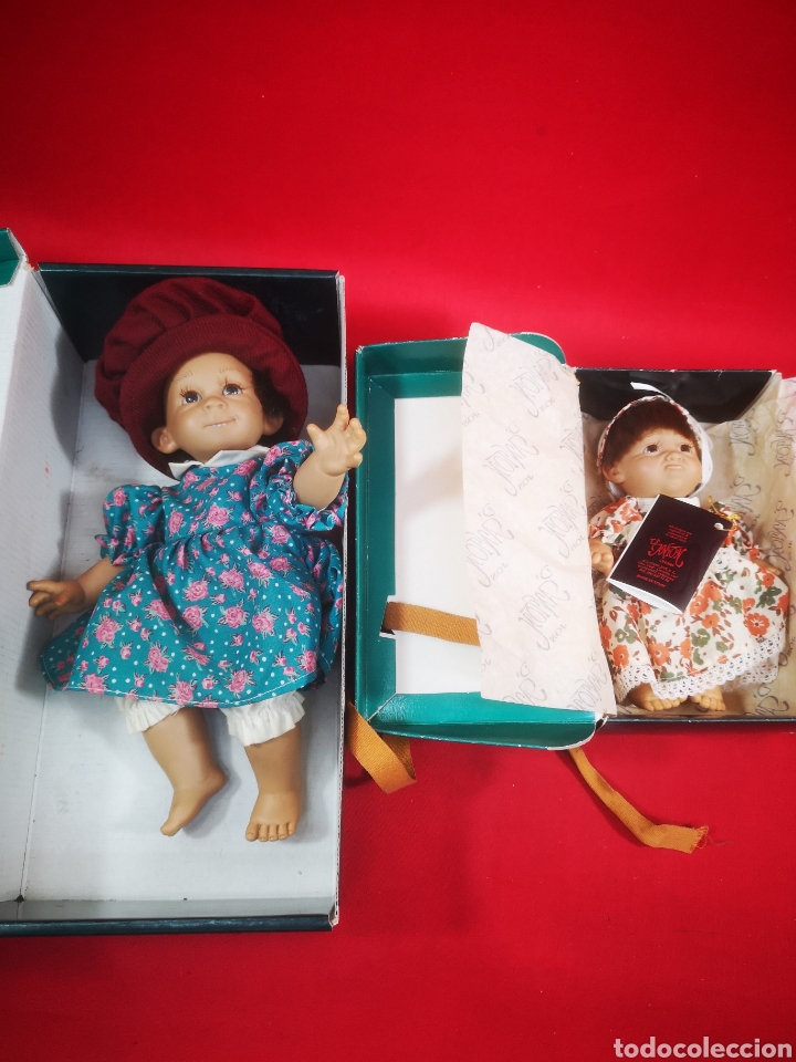 Mu&ntilde;ecas espa&ntilde;olas modernas: Dos mu&ntilde;ecas DAnton vintage 1995 - Foto 1