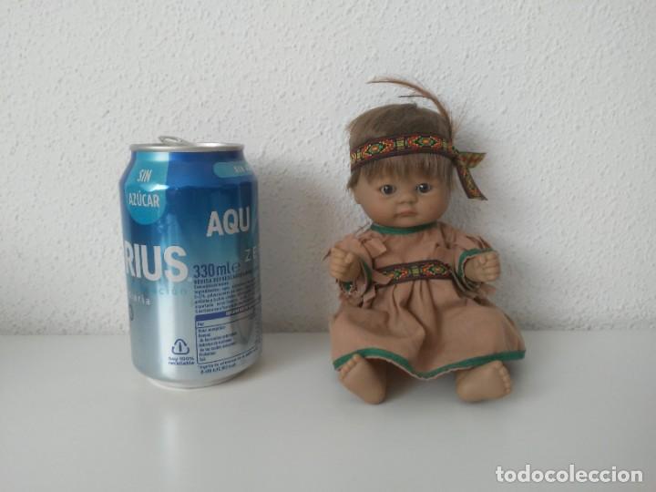 Mu&ntilde;ecas espa&ntilde;olas modernas: Mu&ntilde;eco Indio Apache Cheyenne Pl&aacute;stico duro - Foto 1