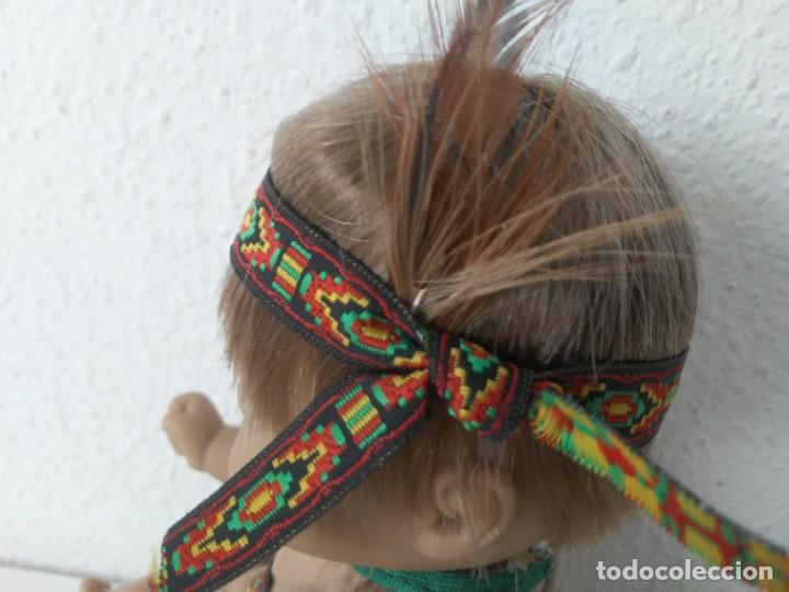 Mu&ntilde;ecas espa&ntilde;olas modernas: Mu&ntilde;eco Indio Apache Cheyenne Pl&aacute;stico duro - Foto 6