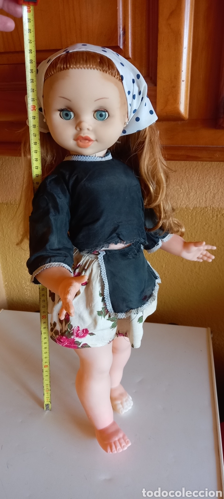 Mu&ntilde;ecas espa&ntilde;olas modernas: ANTIGUA MU&Ntilde;ECA REGIONAL 57CM - Foto 8