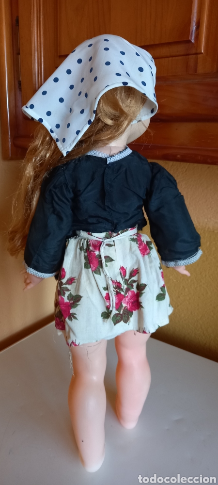 Mu&ntilde;ecas espa&ntilde;olas modernas: ANTIGUA MU&Ntilde;ECA REGIONAL 57CM - Foto 13