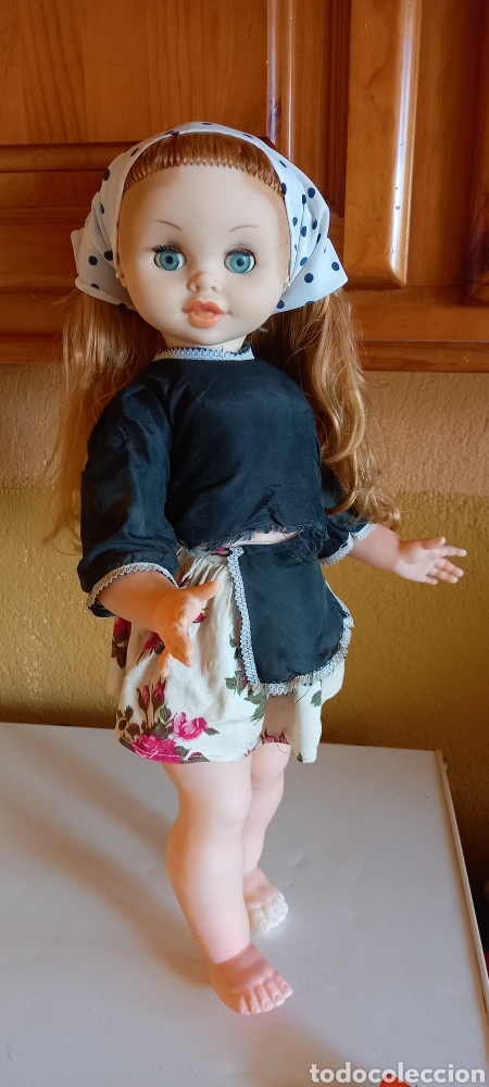 Mu&ntilde;ecas espa&ntilde;olas modernas: ANTIGUA MU&Ntilde;ECA REGIONAL 57CM - Foto 24