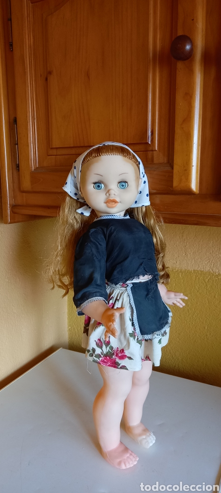 Mu&ntilde;ecas espa&ntilde;olas modernas: ANTIGUA MU&Ntilde;ECA REGIONAL 57CM - Foto 3