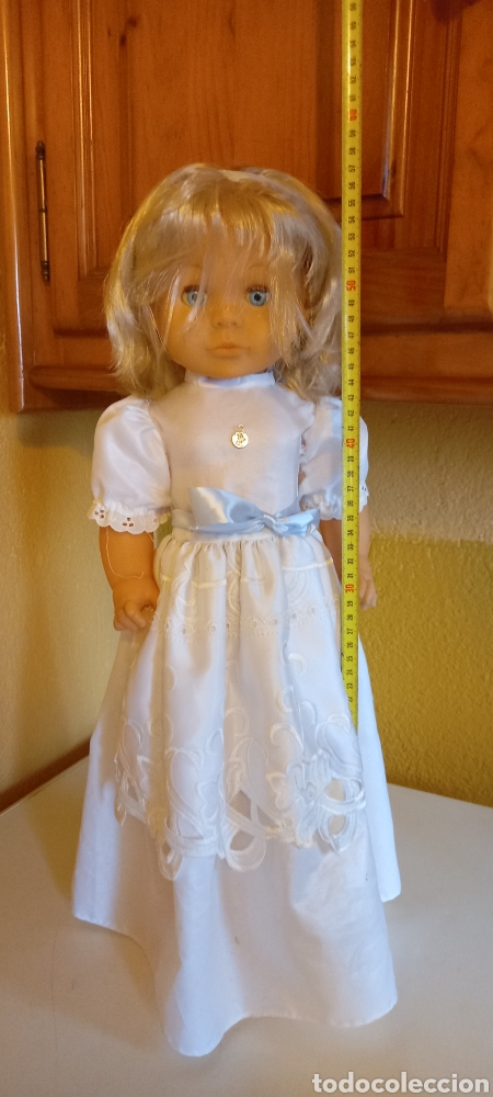Mu&ntilde;ecas espa&ntilde;olas modernas: MU&Ntilde;ECA COMUNION MINISON MEDIDAS 57CM APROX. - Foto 7