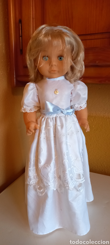 Mu&ntilde;ecas espa&ntilde;olas modernas: MU&Ntilde;ECA COMUNION MINISON MEDIDAS 57CM APROX. - Foto 27