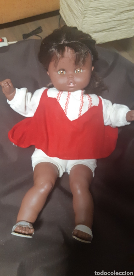 Mu&ntilde;ecas espa&ntilde;olas modernas: Mu&ntilde;eca negra bebe - Foto 2