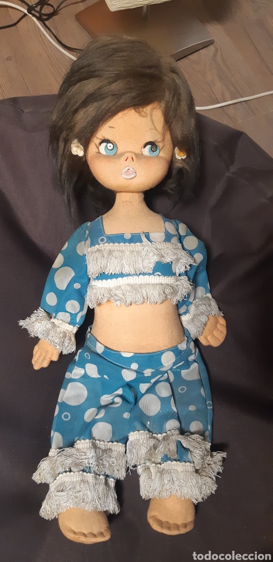Mu&ntilde;ecas espa&ntilde;olas modernas: Mu&ntilde;eca fieltro antigua - Foto 2