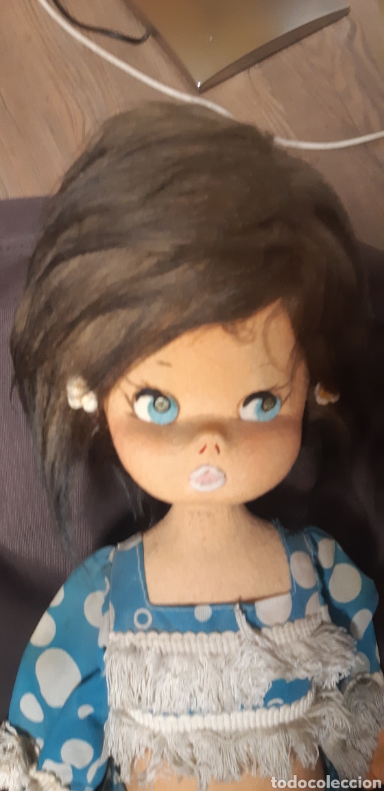Mu&ntilde;ecas espa&ntilde;olas modernas: Mu&ntilde;eca fieltro antigua - Foto 1