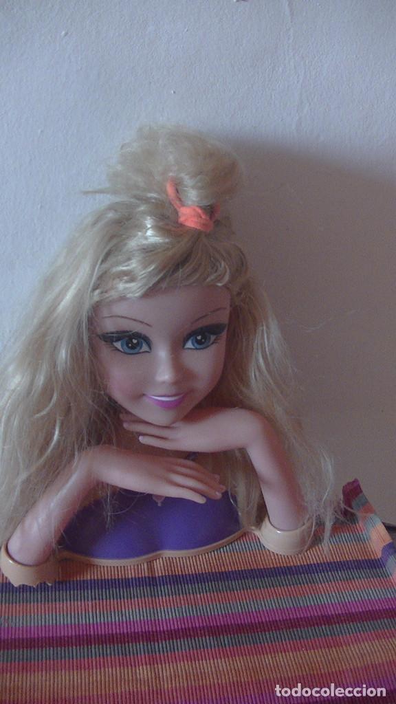Mu&ntilde;ecas espa&ntilde;olas modernas: CABEZA MU&Ntilde;ECA MAQUILLAJE ORIGINAL - Foto 1