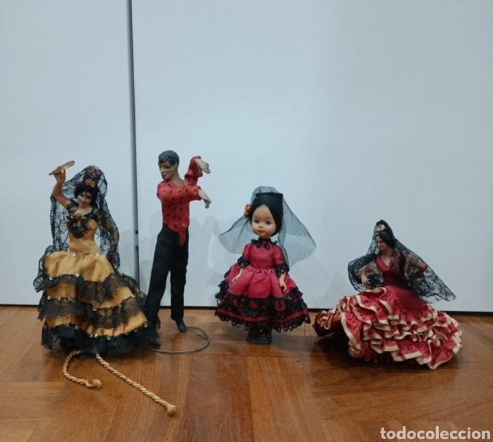 Mu&ntilde;ecas espa&ntilde;olas modernas: Lote figuras flamenca - Foto 1