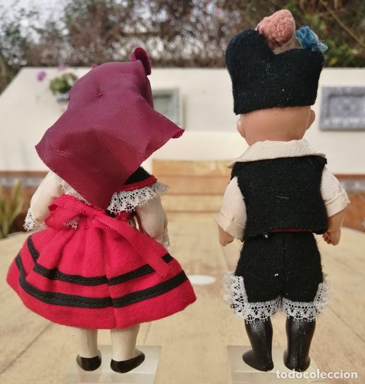 Mu&ntilde;ecas espa&ntilde;olas modernas: Pareja Mu&ntilde;ecos Asturianos Celuloide - Foto 3