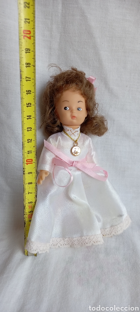 Mu&ntilde;ecas espa&ntilde;olas modernas: MU&Ntilde;ECA COMUNION A. BORDERA MEDIDAS 17CM APROX - Foto 12