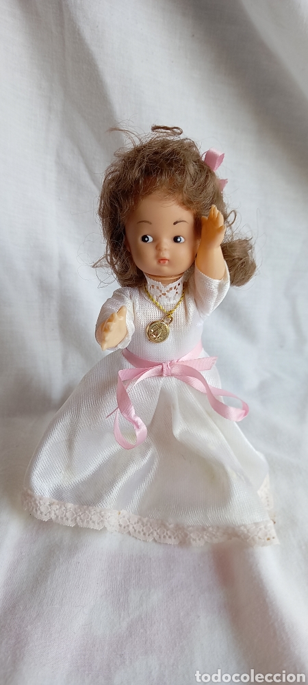 Mu&ntilde;ecas espa&ntilde;olas modernas: MU&Ntilde;ECA COMUNION A. BORDERA MEDIDAS 17CM APROX - Foto 13