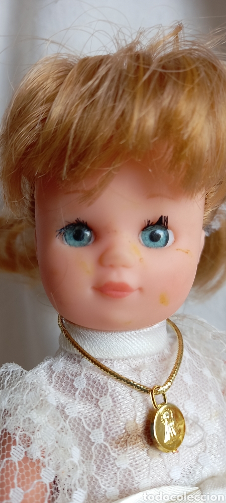 Mu&ntilde;ecas espa&ntilde;olas modernas: PEQUE&Ntilde;A MU&Ntilde;ECA DE COMUNION DE DURPE - Foto 3
