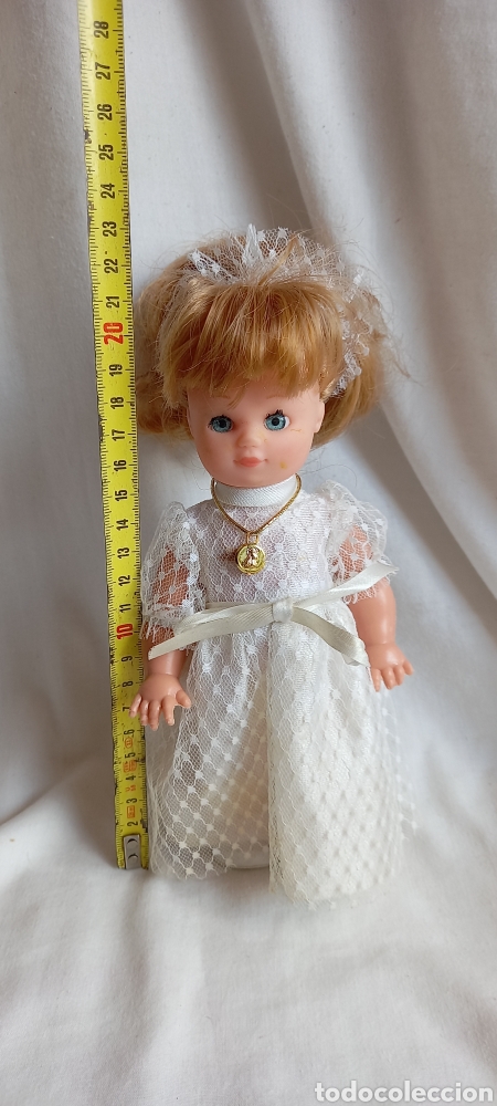 Mu&ntilde;ecas espa&ntilde;olas modernas: PEQUE&Ntilde;A MU&Ntilde;ECA DE COMUNION DE DURPE - Foto 4