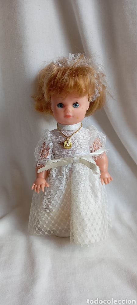 Mu&ntilde;ecas espa&ntilde;olas modernas: PEQUE&Ntilde;A MU&Ntilde;ECA DE COMUNION DE DURPE - Foto 5