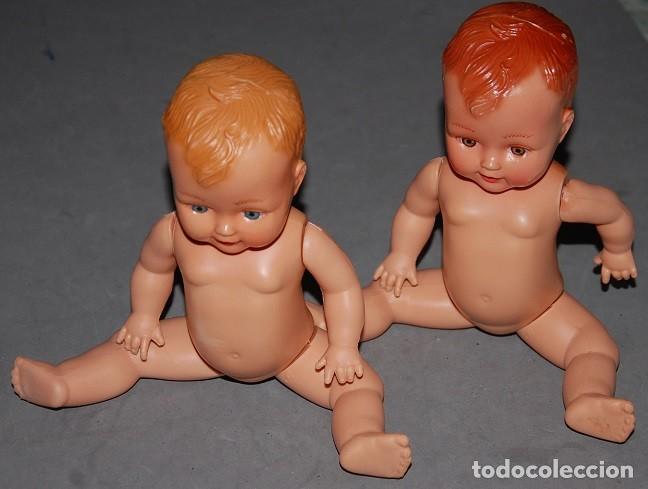 Mu&ntilde;ecas espa&ntilde;olas modernas: PAREJA DE MU&Ntilde;ECOS DE CELULOIDE MARCA ARTE MODEL - Foto 1