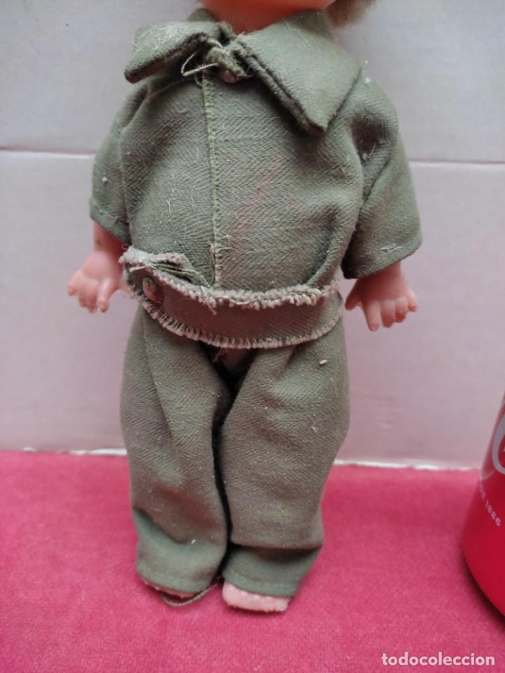 Mu&ntilde;ecas espa&ntilde;olas modernas: mu&ntilde;eca militar - 22cm alta - Foto 4