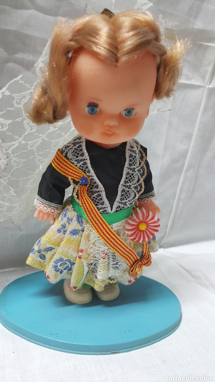 Mu&ntilde;ecas espa&ntilde;olas modernas: MU&Ntilde;ECA FALLERA VALENCIANA GOMA - Foto 1