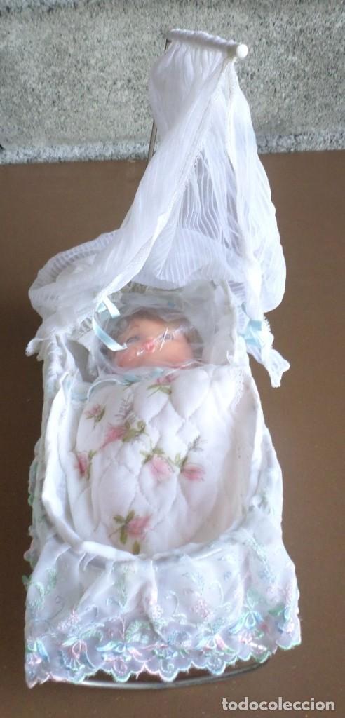 Mu&ntilde;ecas espa&ntilde;olas modernas: MU&Ntilde;ECA MOCOSITA CON CUNA - Mu&ntilde;ecas EDA - Foto 1