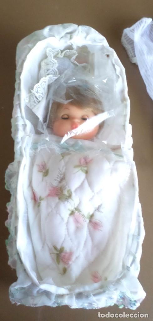 Mu&ntilde;ecas espa&ntilde;olas modernas: MU&Ntilde;ECA MOCOSITA CON CUNA - Mu&ntilde;ecas EDA - Foto 3